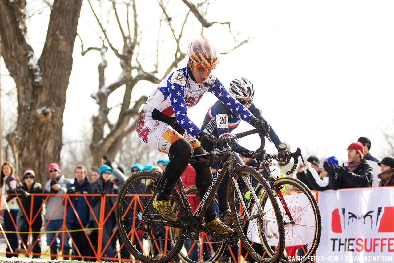 Jade Wilcoxson enjoying her first cyclocross World Championships © Cathy Fegan-Kim