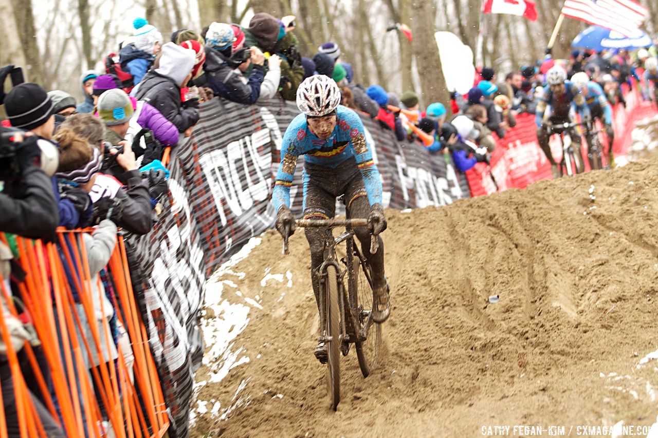 Kevin Pauwels was looking strong before his mechanical © Cathy Fegan-Kim