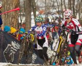 Amy Domroski battling with Canada's Mical Dyck © Cathy Fegan-Kim