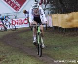 Adam Toupalik leading the Junior's race. © Bart Hazen / Cyclocross Magazine