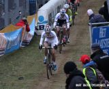 Lars van der Haar leading the field. © Bart Hazen / Cyclocross Magazine