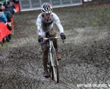 Katie Compton is all concentration. © Bart Hazen / Cyclocross Magazine