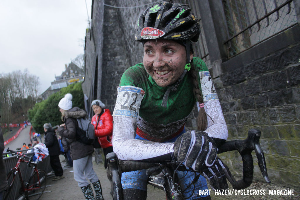 Eva Lechner had a great race, finishing fourth. © Bart Hazen / Cyclocross Magazine