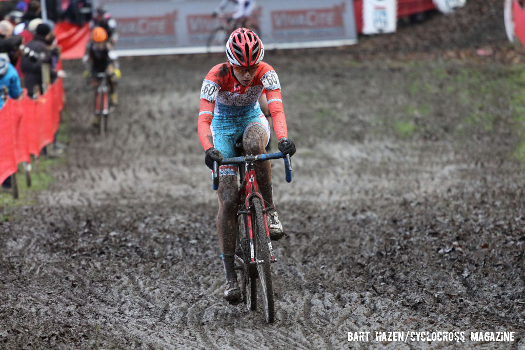 Luxembourg\'s Christine Majerus finished in 11th place. © Bart Hazen / Cyclocross Magazine