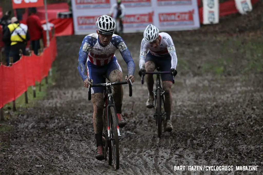 US riders were out in force at Namur. © Bart Hazen / Cyclocross Magazine