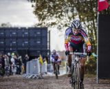 Sanne CANT (7,BEL) riding to finish 2nd