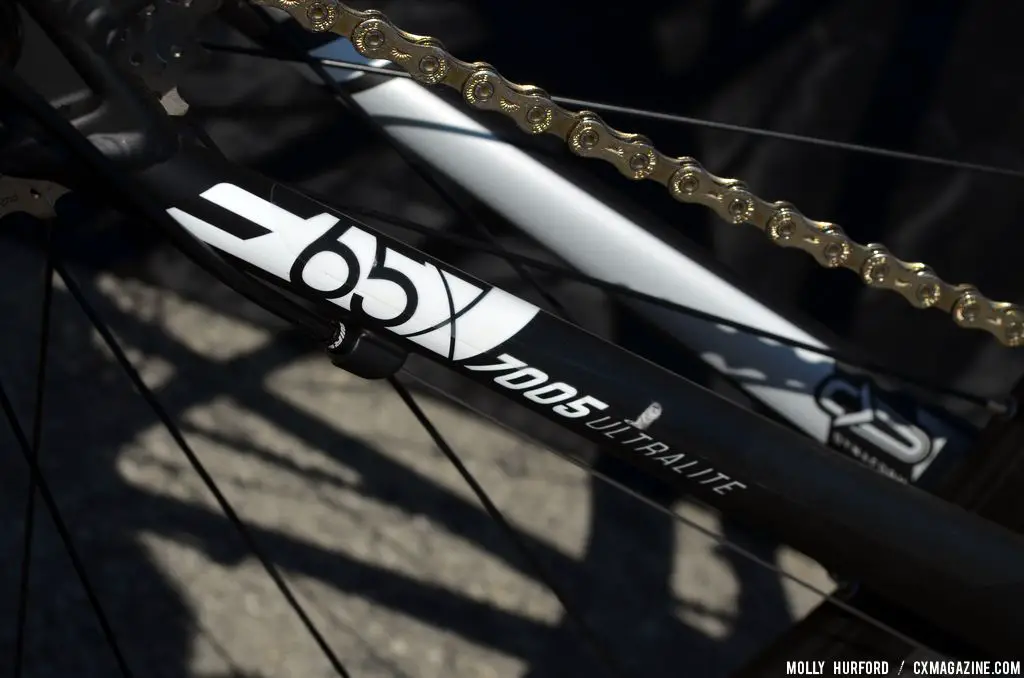 The 7005 Ultralight 2014 Felt F65X at Sea Otter 2013. © Cyclocross Magazine