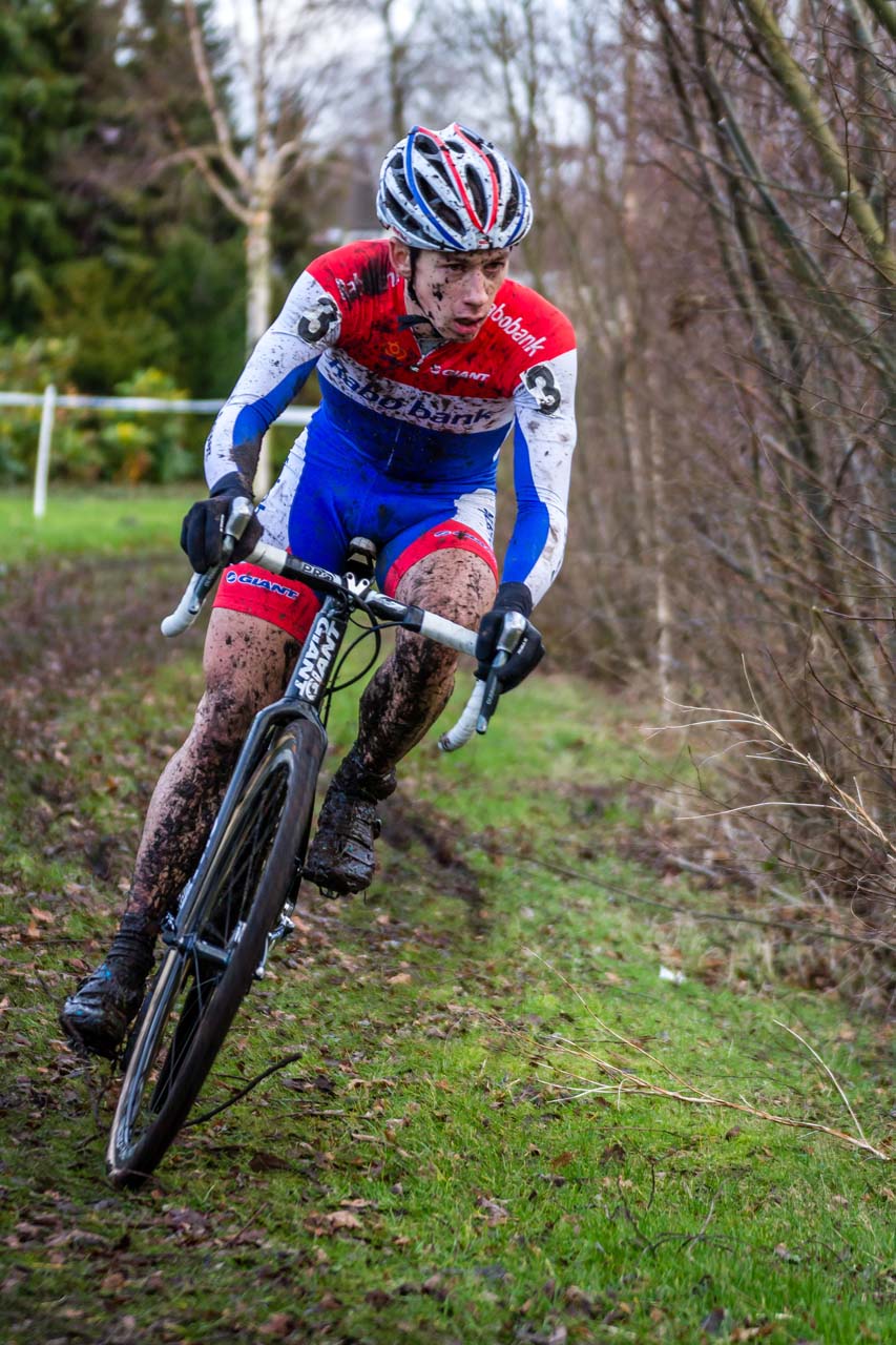 Lars van der Haar (NED) at Cyclo-cross Surhuisterveen. © Pim Nijland / Peloton Photos 