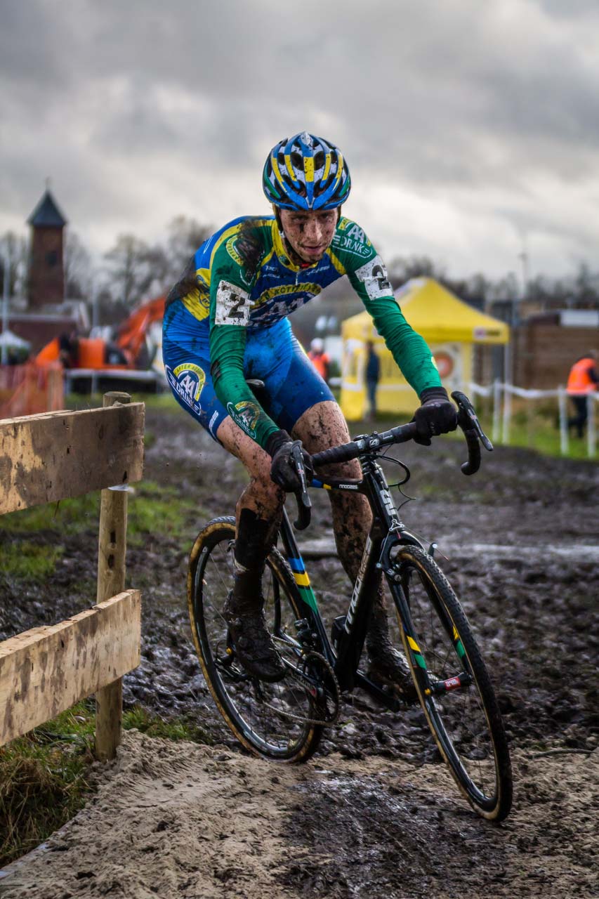 Thijs van Amerongen (NED) at Cyclo-cross Surhuisterveen. © Pim Nijland / Peloton Photos 