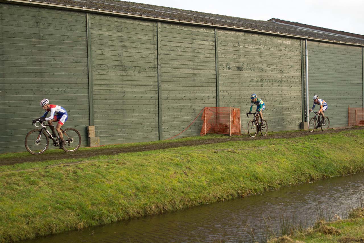 Lars van der Haar, Thijs van Amerongen and Mike Teunissen. © Pim Nijland / Peloton Photos