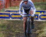 Marianne Vos (NED) leading at International Cyclo-cross Surhuisterveen. © Pim Nijland / Peloton Photos