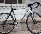 Prodoli Limited Edition cyclocross bike, with Campagnolo compact crankset and SRAM mountain bike derailleur. 2014 Qiansen Trophy cyclocross race, China. Â© Cyclocross Magazine