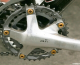 Swiss rider Jennifer Saegesser runs an Ultegra triple, without the outer ring.