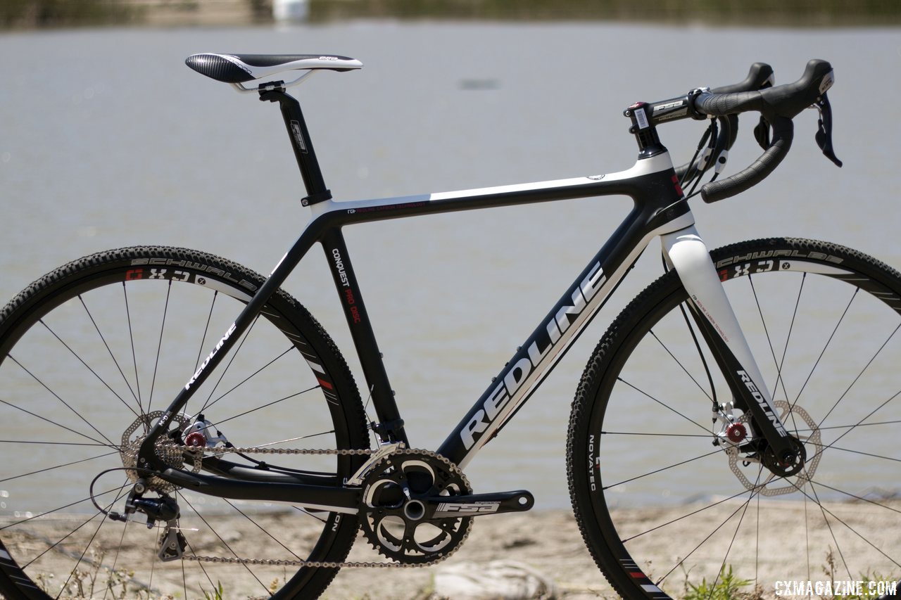 Redline Conquest Pro carbon disc brake cyclocross bike. © Cyclocross Magazine