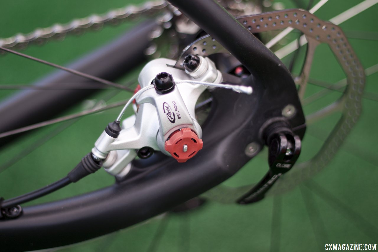 Redline Conquest Pro will feature the popular Avid BB7 mechanical disc brakes. © Cyclocross Magazine