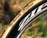 Dugast tubular tires, as used by 95% of the pros. This is a 33mm Typhoon.  © Thomas van Bracht / Cyclocross Magazine