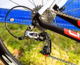 SRAM Red 10-speed rear derailleur, with an 11-26 PG-1070 cassette. © Thomas van Bracht / Cyclocross Magazine