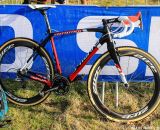 Zdenek Stybar's Specialized S-Worlks Crux cyclocross bike with SRAM Red 10-speed, Zipp 404 wheels and Service Course SL cockpit, and Avid Shorty Ultimate cantilevers. © Thomas van Bracht / Cyclocross Magazine