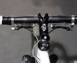 Summit Lab's 324 Brake Adapter takes up room on the handlebar's flats. © Cylcocross Magazine