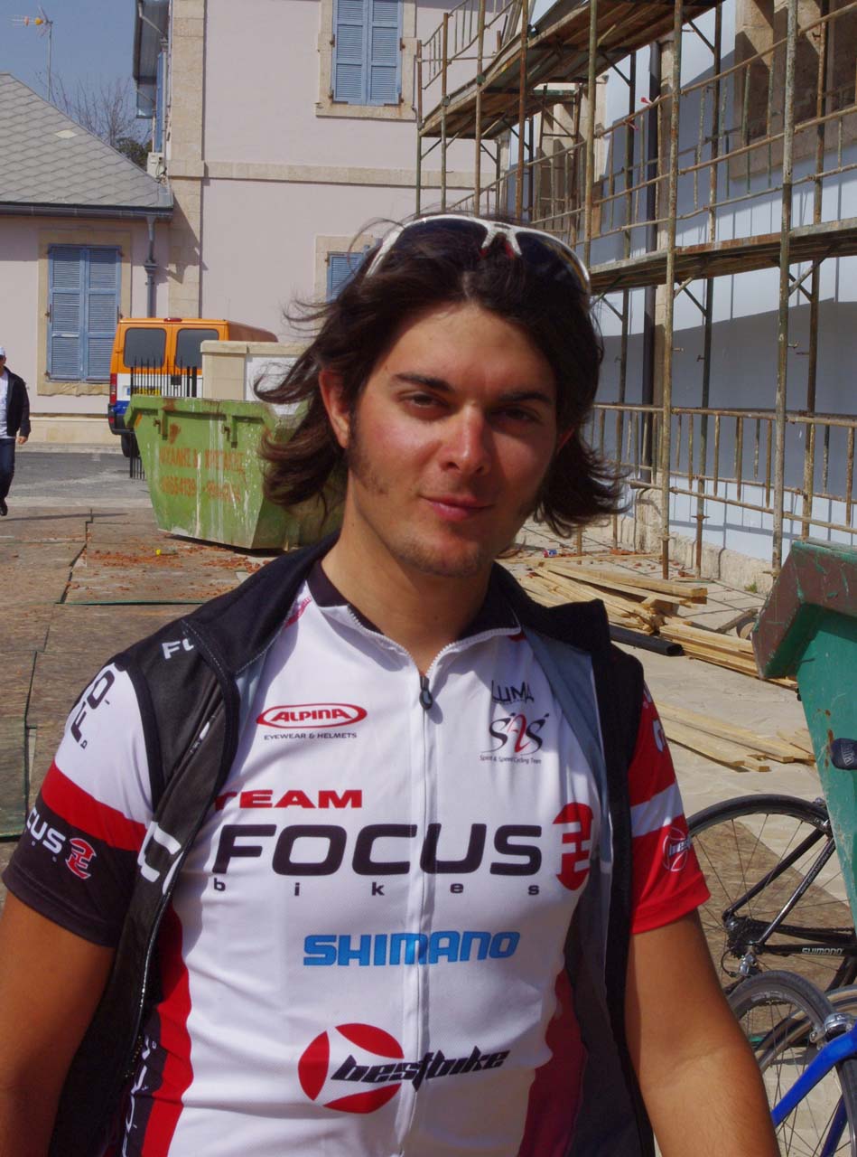 Nati Hortig of Team Focus-Israel post-tour.  ? Jonas Bruffaerts
