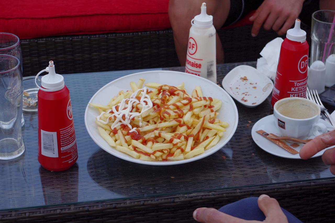 Frites make the best recovery food. ? Jonas Bruffaerts