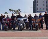 Harley escorts for the tour with Cyprus Doctors volunteers. ? Jonas Bruffaerts