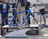 The top prize of the post-tour raffle was courtesy of bike sponsor Orbea. ? Jonas Bruffaerts