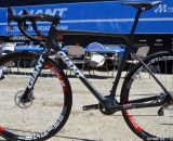 He didn't race the CX race, but his bike was there! Adam Craig’s Prototype Giant TCX Advanced  Sea Otter 2013. © Clifford Le