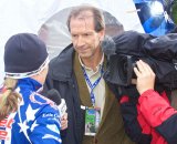 The media scrum around Compton © Mark Legg-Compton