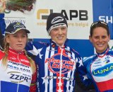 Elite women's podium, Aigle World Cup © Mark Legg-Compton