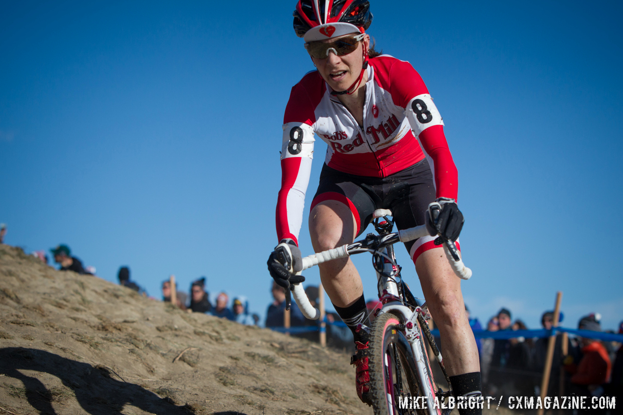 Maureen Bruno Roy races the 2014 USAC Cyclocross National Championships.