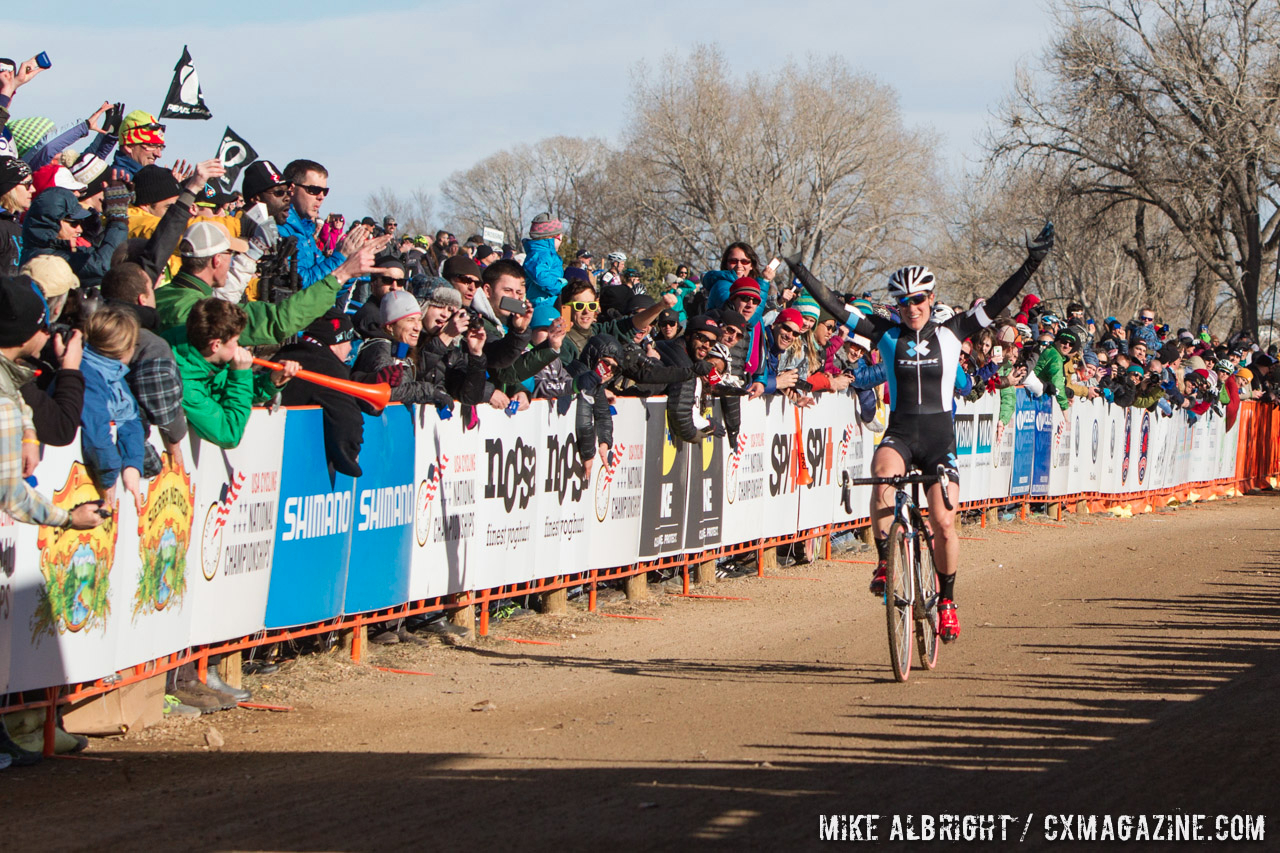 Katie Compton came away with her 10th national championship title at the 2014 USAC Cyclocross National Championships.