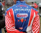 Todd Wells' sweet stars and stripes jacket. © Amy Dykema