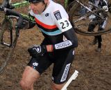 Mike Hemme (Chicago CX) is another Chicago rider battling the mud on Mt. Krumpet. © Amy Dykema