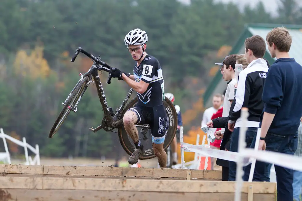 Jesse Keough at the barriers. © Todd Prekaski