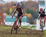 Lindine chased on to Timmerman's wheel. © Todd Prekaski