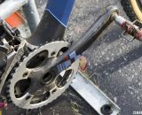Arley Kemmerer uses a 2011 Red crankset with a standard 110mm BCD and Specialities TA 42t ring. © Cyclocross Magazine