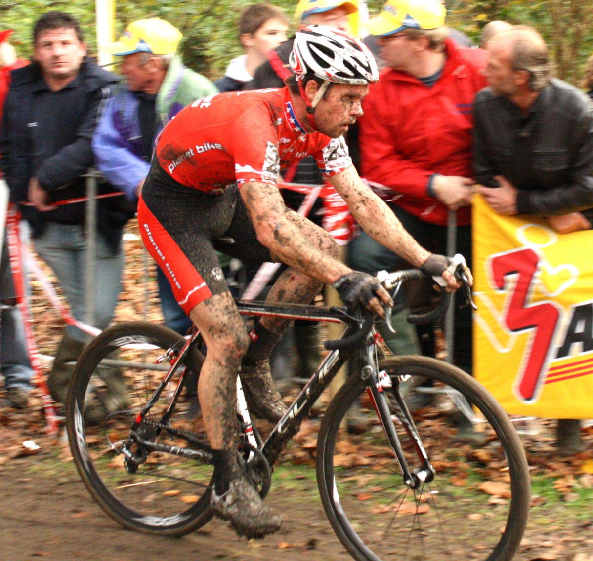 Jonathan Page racing at Gavere. ? Dan Seaton