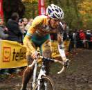 Kevin Pauwels, shown here in Gavere, sprinted his way to the green points jersey in Flèche du Sud © Dan Seaton Kevin Pauwels worked with Zdenek Stybar to try and keep the charging Albert at bay. ? Dan Seaton