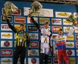 Nys, Albert and Stybar on the podium in Gavere. ? Dan Seaton