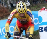 Kenneth van Compernolle, precariously around slick corner ? Bart Hazen