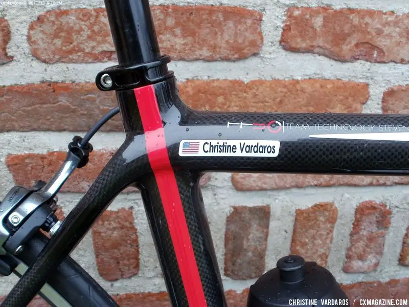 Christine Vardaros\'s bike- no confusion about that! © Christine Vardaros