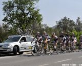 A BABOCO group ride, with the van alongside © Christine Vardaros