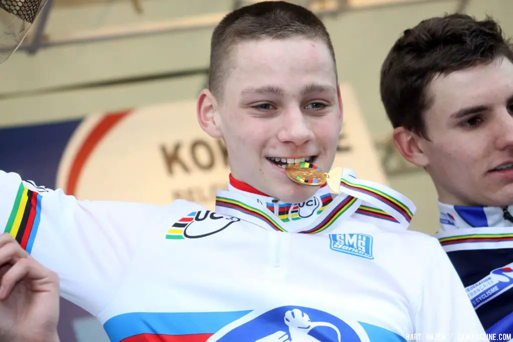 Junior Men at 2012 Worlds Podium © Bart Hazen