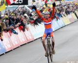 Mathieu van der Poel takes his first ever World title © Bart Hazen