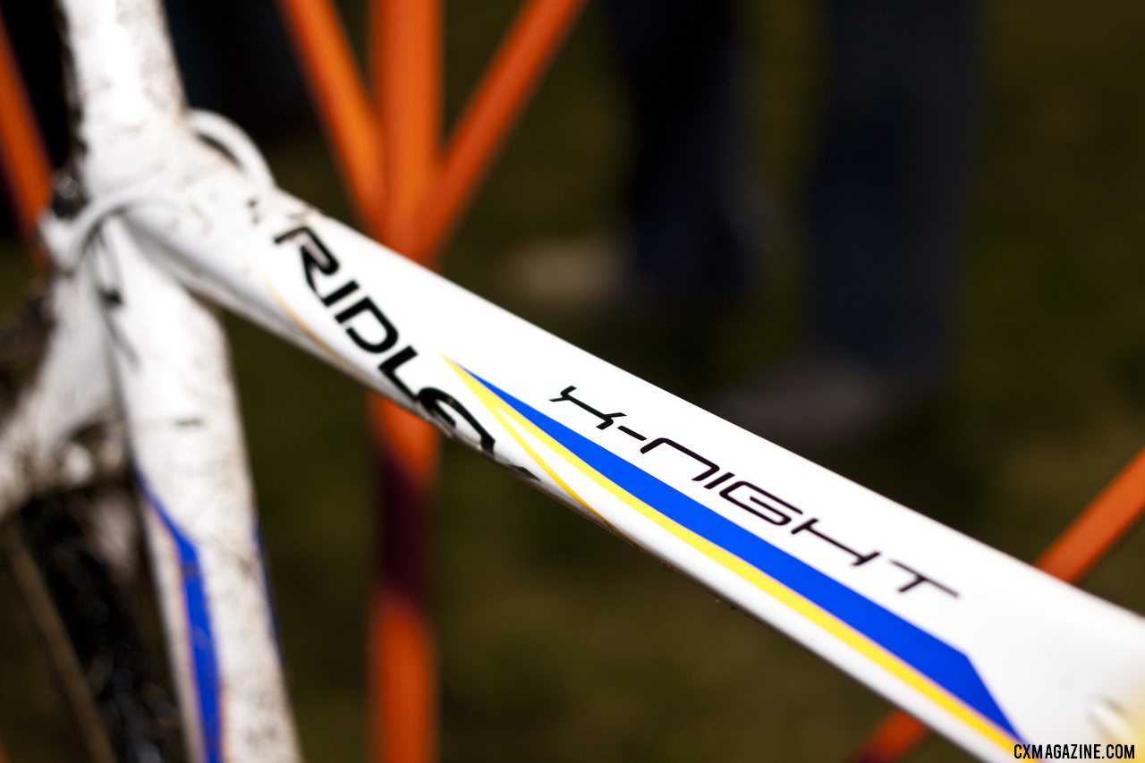 Bart Wellens\' Ridley X-Night cyclocross bike as ridden during his 2011 U.S. campaign. © Cyclocross Magazine