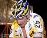 Bart Wellens reflecting on his late race gamble in CrossVegas 2011 that didn't pay off. © Cyclocross Magazine