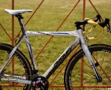 Bart Wellens' Ridley X-Night cyclocross bike as ridden at CrossVegas. The integrated seat mast makes for difficult traveling and is why Ridley's U.S. riders ride the X-Fire. © Cyclocross Magazine