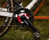 Bart Wellens used a SRM-equipped crankset on his Ridley X-Night to record his early-season power numbers. © Cyclocross Magazine Bart Wellens used a SRM-equipped crankset on his Ridley X-Night to record his early-season power numbers. © Cyclocross Magazine