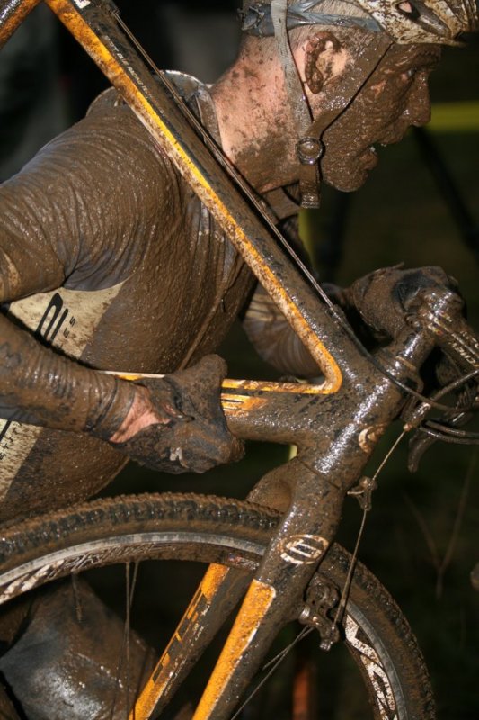 Michael Gallagher found some mud © Dave Roth